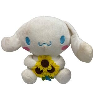 Sanrio Hello Kitty & Friends Spring Bouquet Cinnamoroll Plush 6in Sunflower FLAW